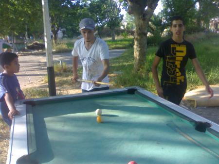 une partie de billard avec l'a3dou