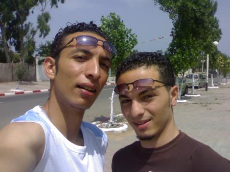 Moi et Zalil  sur le Boulevard